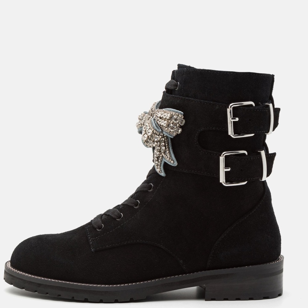 NWOB $258 Kurt Geiger Sutton Suede Bootie - Picture 2 of 12